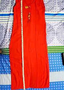🔴🥳 Aligent Red Colour Kurta For Casual Use