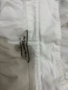 Crop White Shirt
