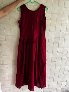 Elegant Maroon Dress