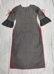 Grey Designer Kurta Set 38 Size.