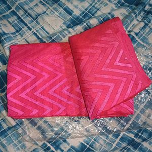 Pink Patterned Saree