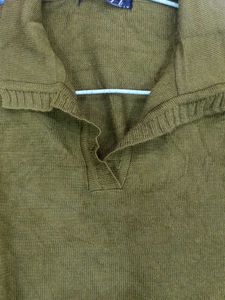 Olive Green Knit Sweater