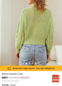 Crop Knitted Cardigan