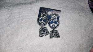 Stylish Silver Jhumka Earrings ❣️