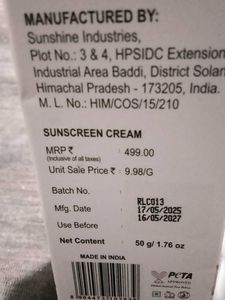 Renee Lumi Glow Sunscreen SPF 50