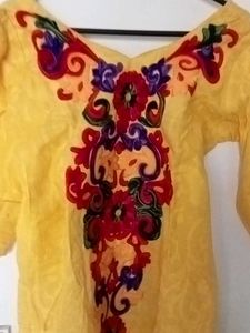 Yellow Kurti