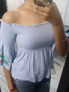 Cute Off-Shoulder Top