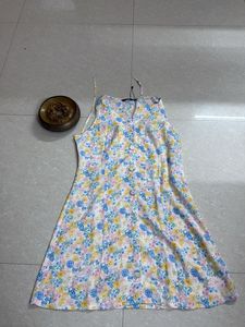 Floral &amp; White Slip Dress Set