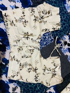 Lehenga, Blouse And Odhni 💙🤍