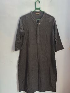 Charcoal Check print kurti