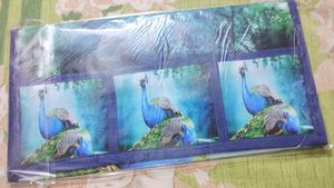 30 Off On Delivery Peacock Printed Fridge Top