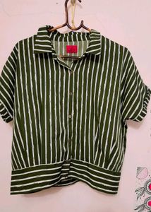 Striped Green Shirt