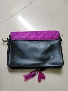 asos pure leather sling