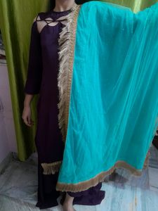 Punjabi  Off Shoulder  Suite
