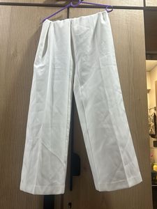 White Wide Leg Pants