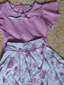 Girls Skirt & Top ,