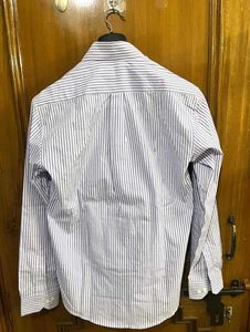 POLO RALPH LAUREN PURPLE VERTICAL STRIPES SHIRT