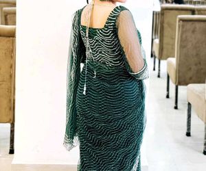 Elegant Green Saree