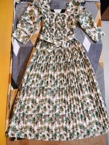 Women Pleated Dress