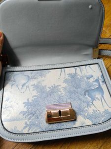 Beautiful Blue Forest Print Bag.
