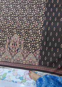 Sold Now. Pashmina Woollen Suit Coffee Brown Color