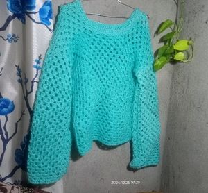 Crochet Messh Cardigan
