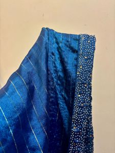 Women Blue Saree