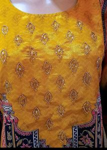 Brand New Heavy Chinon Pakistani Style Suit Set