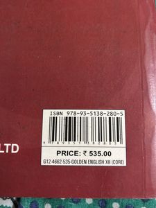 Golden English Core Class 12