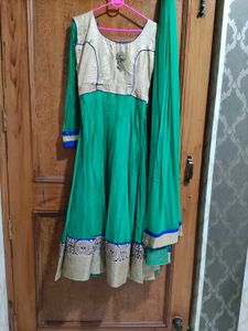 Beautiful Gown Set With Duppta And Pant
