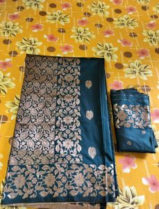 Elegant banarasi Saree( unstitched blouse)