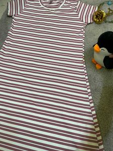 Striped T-Shirt Dress