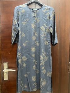 Grey N Gold Print By Avaasa.