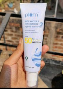 Plum Rice Water Sunscreen