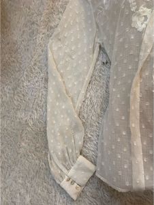 ZARA Elegant Embroidered Top