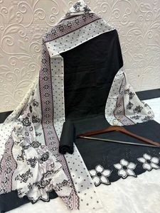 Elegant Beige Embroidered Suit Piece