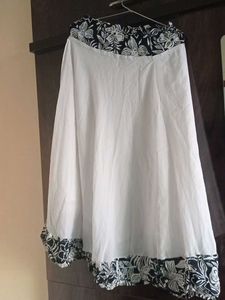 Black And White Skirt For Daily Wear