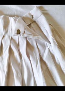 White Pleated Tennis Skirt