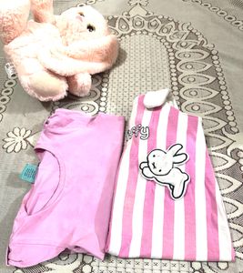 Majenta Dungree For Fancy Girls