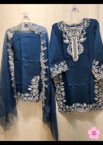 Elegant Embroidered Kurta Set