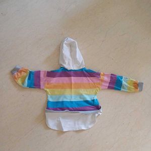 Cute Rainbow Bunny Hoodie from Beijing, China