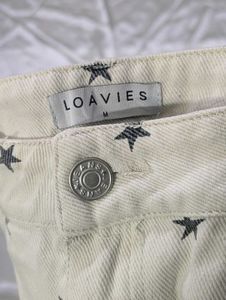 Star Printed Mini Skirt