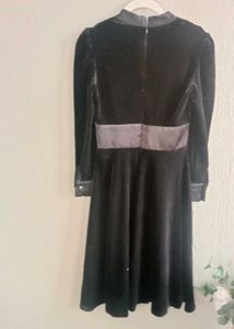 korean velvet dress