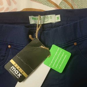 Navy Blue Eco-Wash Jeggings – Max Cares