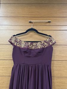 Elegant Off-Shoulder Embroidered Dress