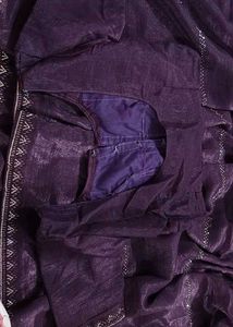 Elegant too tone Purple Saree