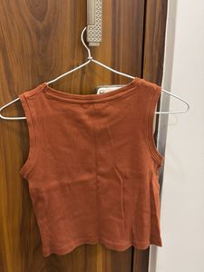 Cute Brown Tank Top