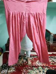 Pink Cotton Salwar Pants Pek Of 3