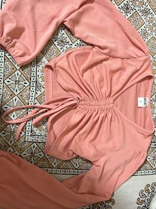 Peach knot top💗