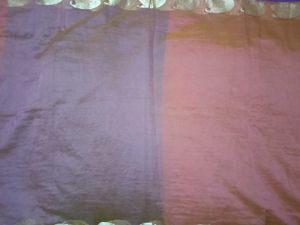 GentlyUsed Mustard and Purple Border SuperNet Sare